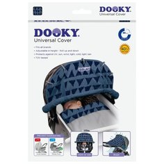 DOOKY- XPLORYS накидка на коляску и автокресло Blue Tribal