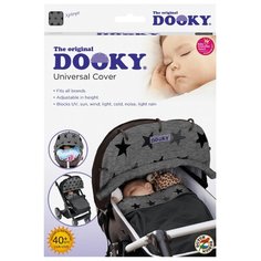 DOOKY- XPLORYS накидка на коляску и автокресло grey stars