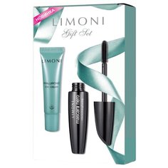 Limoni Набор для макияжа Gift Set: тушь Mascara Nero, ультраувлажняющий крем для век с гиалуроновой кислотой