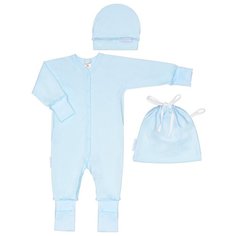 Комплект одежды lucky child размер 18 (50-56), голубой
