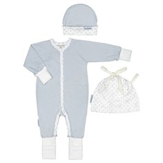 Комплект одежды lucky child размер 18 (50-56), серый