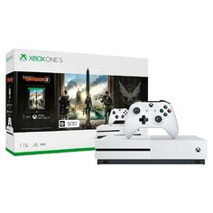 Игровая приставка Microsoft Xbox One S 1 ТБ белый + Tom Clancys The Division 2
