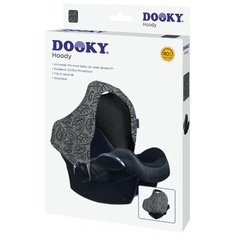 DOOKY- XPLORYS капюшон для автокресла grey leaves