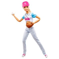Кукла Barbie Безграничные движения Бейсболистка Блондинка, 29 см, FRL98