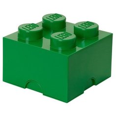Контейнер LEGO 2х2 Knobs 25х25х18 см (4003) темно-зеленый