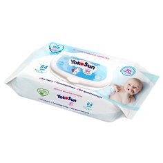 Влажные салфетки Yokosun Детские 64 шт.