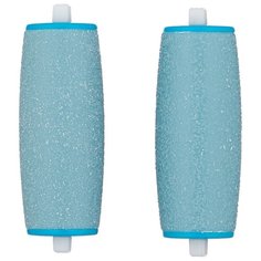 Сменная насадка для роликовой пилки Scholl Velvet Smooth Wet & Dry средней жёсткости голубой