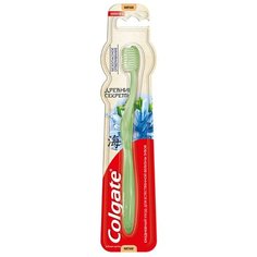 Зубная щетка Colgate Древние Секреты Безопасное Отбеливание, мягкая, зеленый