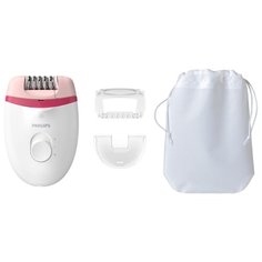 Эпилятор Philips BRE255 Satinelle Essential белый/розовый