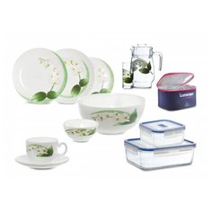 Столовый сервиз Luminarc White Orchid 47 предметов P3308