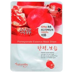 Natureby Pomegranate Essence Mask Sheet тканевая маска с экстрактом граната, 23 г