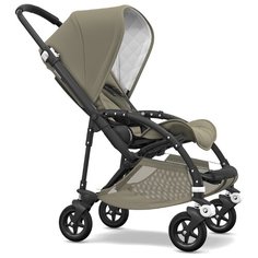 Прогулочная коляска Bugaboo Bee⁵ classic black/ golden olive, цвет шасси: черный