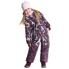 Комбинезон BOOM! размер 86, бордовый