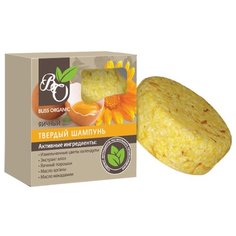 Твердый шампунь Bliss Organic Яичный для всех типов волос, 63 г