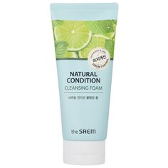 The Saem пенка для умывания и контроля жирности кожи лица с мятой и лаймом Natural Condition Cleansing Foam Sebum Control, 150 мл