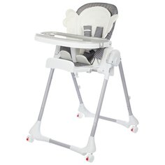 Стульчик для кормления Happy Baby Wingy gray