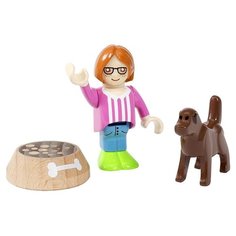 Игровой набор Brio Девочка с собакой 33952