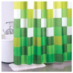 Штора для ванной Milardo 930P180M1 180x200 Brick Game