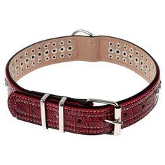 Ошейник Пижон 3790981/3790982, 65 см бордовый