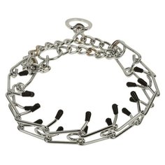 Строгий ошейник Пижон 2174382, 55 см серебристый