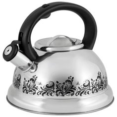 Mallony Чайник 002102/002103/002104 3 л серебристый/черный