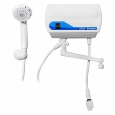 Проточный электрический водонагреватель Atmor New 5 душ кран