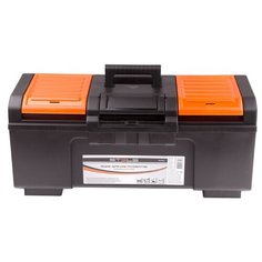 Ящик с органайзером Stels 90763 58.7x25.7x28 см 24 черный/оранжевый