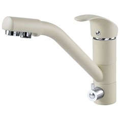 Смеситель для кухни (мойки) Zigmund & Shtain ZS 1100 эмаль однорычажный эмаль каменная соль