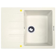 Врезная кухонная мойка 64.5 см Zigmund & Shtain RECHTECK 645 каменная соль