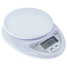 Кухонные весы Luazon LVK-501 белый