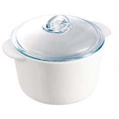 Кастрюля Pyrex Flame 1 л, белый