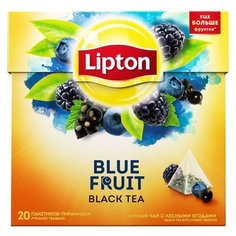 Чай черный Lipton Blue Fruit в пирамидках, 20 шт.