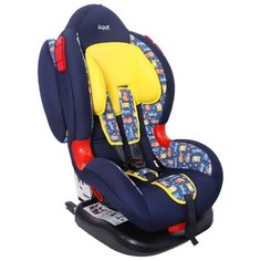 Автокресло группа 1/2 (9-25 кг) Siger Кокон-Isofix, котики