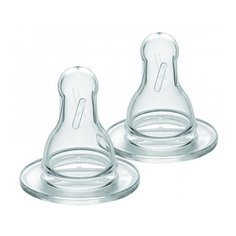 Соска Medela Силиконовая M 3м+ 2шт. бесцветный