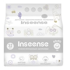 Одноразовые пеленки Inseense впитывающие 60 х 90 32 шт.