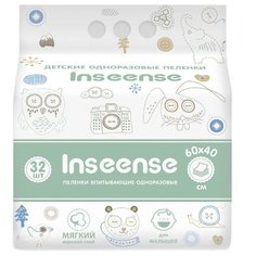Одноразовые пеленки Inseense впитывающие 60 х 40 32 шт.
