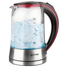 Чайник VITEK VT-7009, серебристый/черный