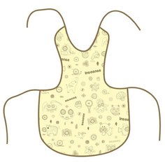 Inseense Фартук защитный с ПВХ покрытием, 1 шт., расцветка: желтый