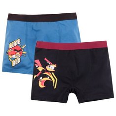 Трусы Bossa Nova 2 шт., размер 30, черный/голубой