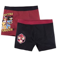 Трусы Bossa Nova 2 шт., размер 34, черный/красный