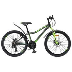 Подростковый горный (MTB) велосипед STELS Navigator 450 MD 24 V020 (2019) зеленый 13" (требует финальной сборки)