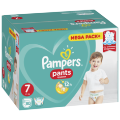 Pampers трусики Pants 7 (17+ кг) 80 шт.