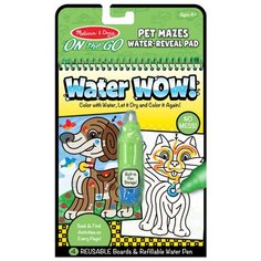 Melissa & Doug Водная раскраска Water Wow! Лабиринты (9484)
