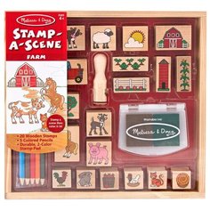Набор штампов Melissa & Doug Ферма (8592)