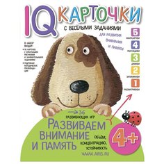 Куликова Е.Н. "Карточки с веселыми заданиями. Развиваем внимание и память. 4+" АЙРИС пресс