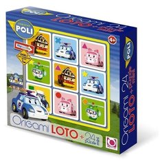 Настольная игра Origami Robocar Poli. Лото + пазл