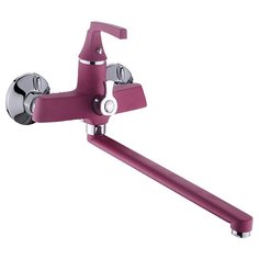 Смеситель универсальный Gota Rocio G722229 однорычажный лейка в комплекте малиновый