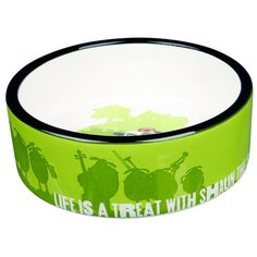 Миска TRIXIE Shaun the Sheep 12 см 300 мл зеленый