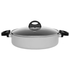 Сотейник BergHOFF Eclipse 3700175 26 см, с крышкой, серый