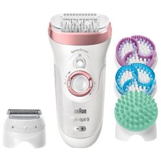 Эпилятор Braun 9-990 Silk-epil 9 SkinSpa SensoSmart белый/розовое золото